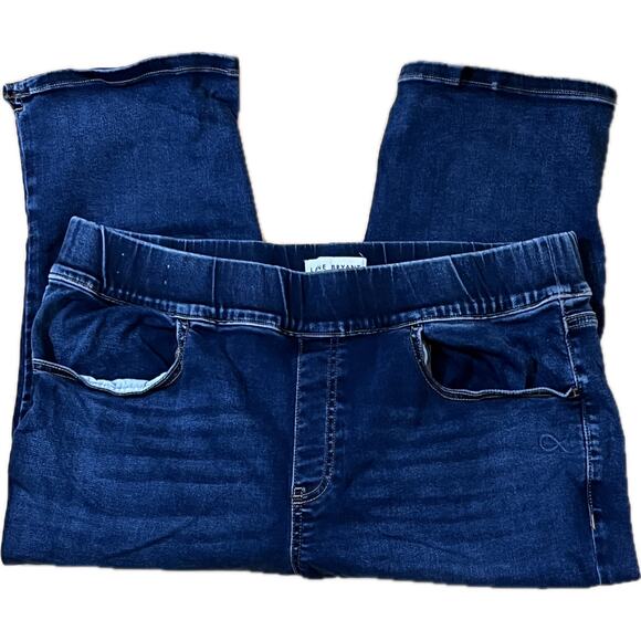 Lane Bryant 16 High-Rise Pull On Pedal Short Pants Cotton Blend Short 19" Inseam - Picture 1 of 14